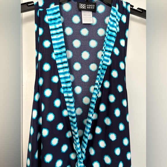 Coco Reef Swimsuit Sleeveless Bikini Cover Up Scarf Dress, V neck, Size: Medium - Picture 4 of 8